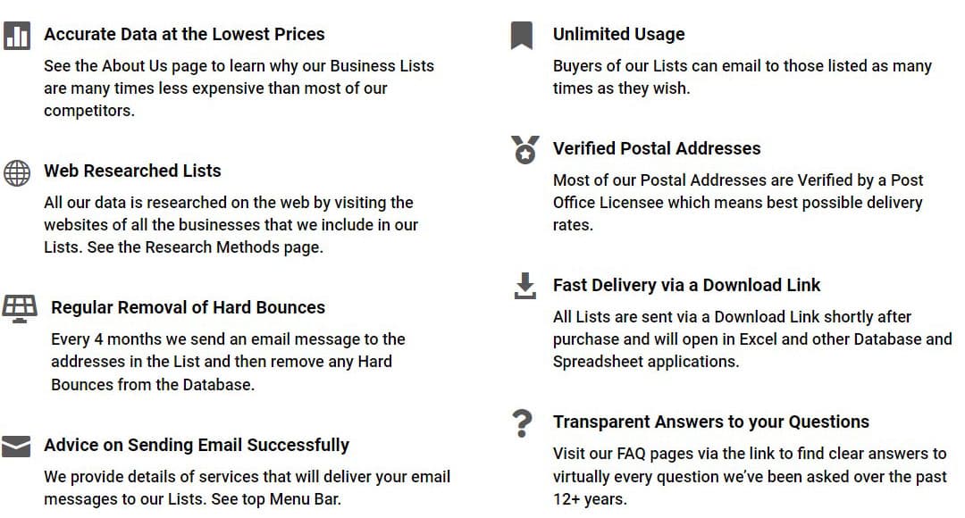 marketing list of Golf Clubs and Courses with email addresses